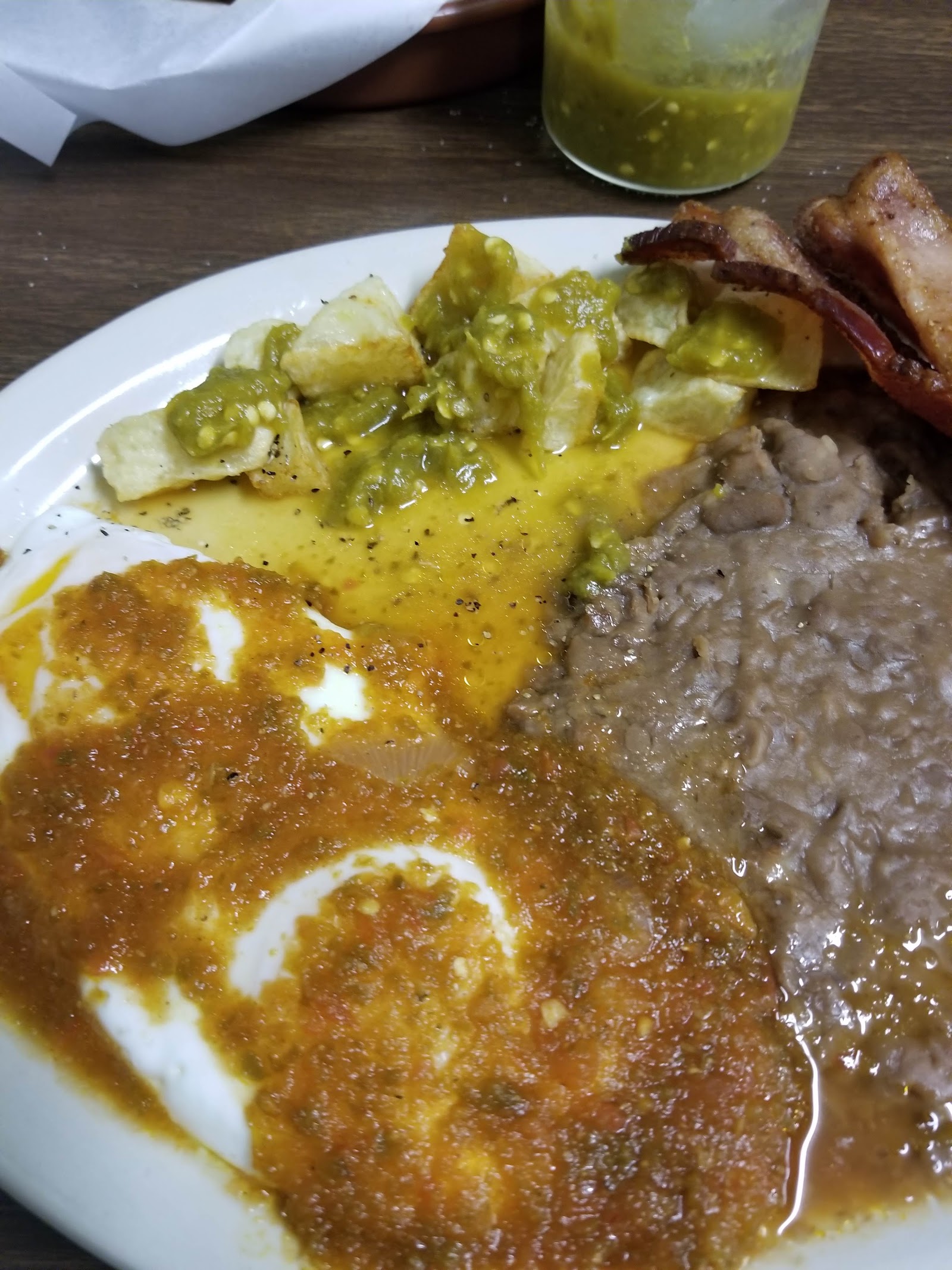 Mexican comfort food plate at El Valle De Mexico